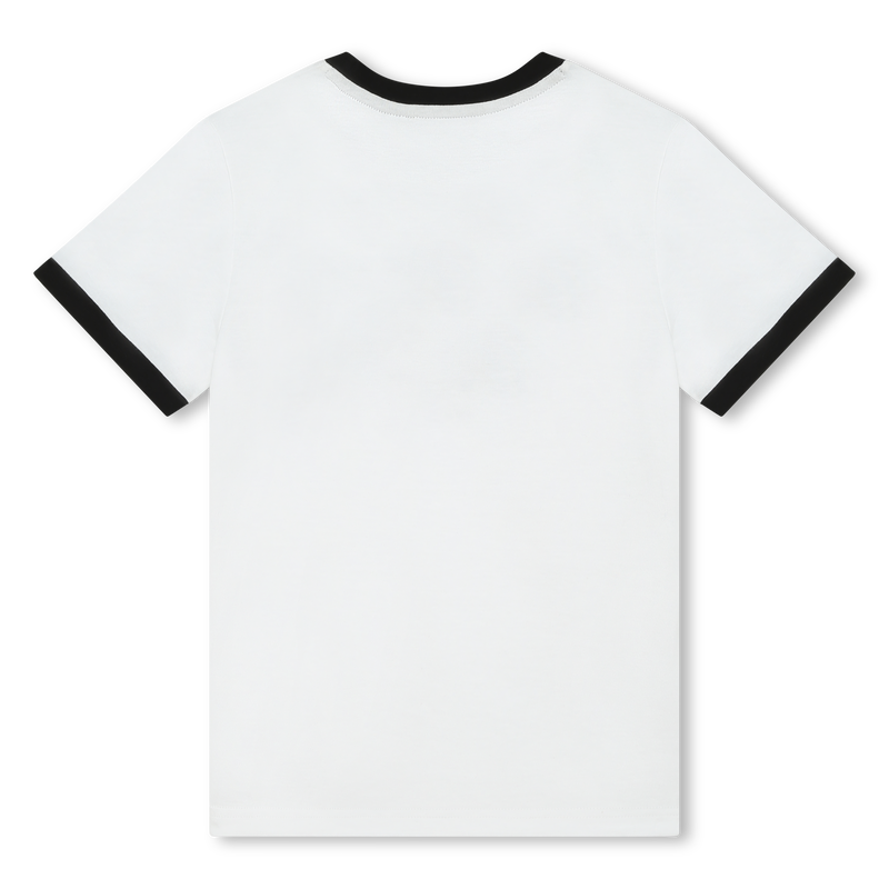T-shirt em algodão bicolor DKNY 
                    BOY