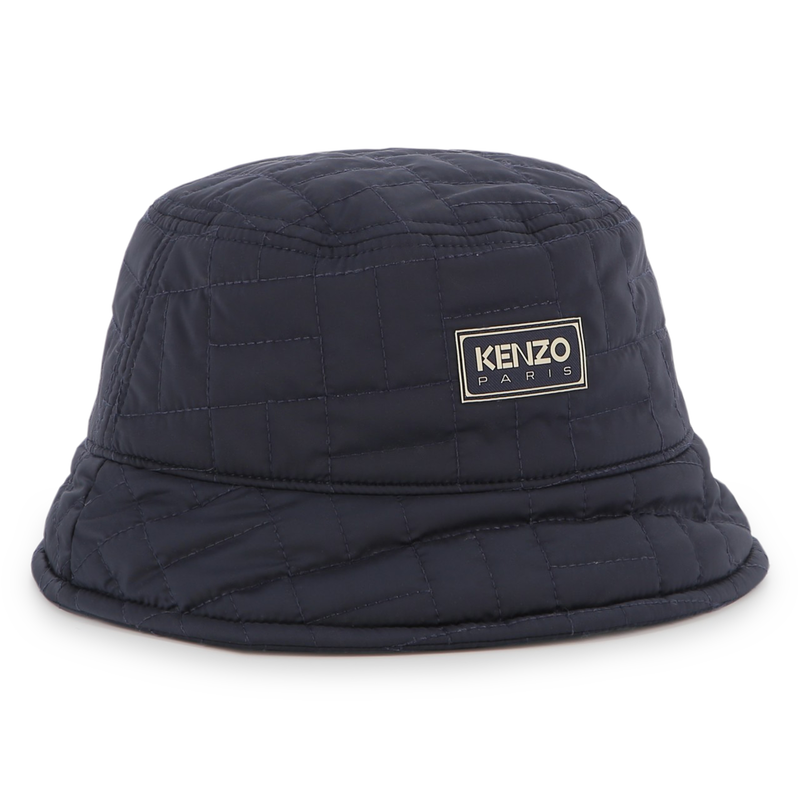 Chapéu de balde de poliéster com acolchoado KENZO KIDS 
                    UNISEX