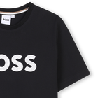 T-shirt bordada em algod&atilde;o BOSS 
                    BOY