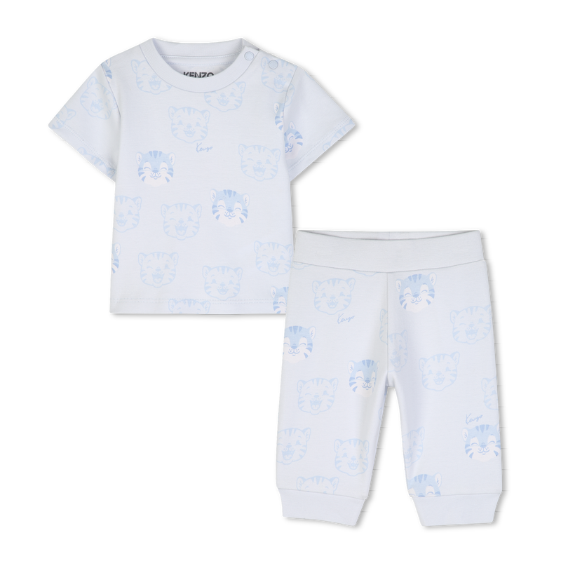 Conjunto de camiseta e cal&ccedil;a KENZO KIDS 
                        BOY