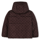 Jaqueta acolchoada revers&iacute;vel com capuz MICHAEL KORS 
                    GIRL