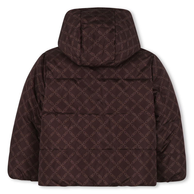 Jaqueta acolchoada revers&iacute;vel com capuz MICHAEL KORS 
                        GIRL