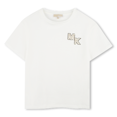 Short-sleeved cotton T-shirt MICHAEL KORS GIRL