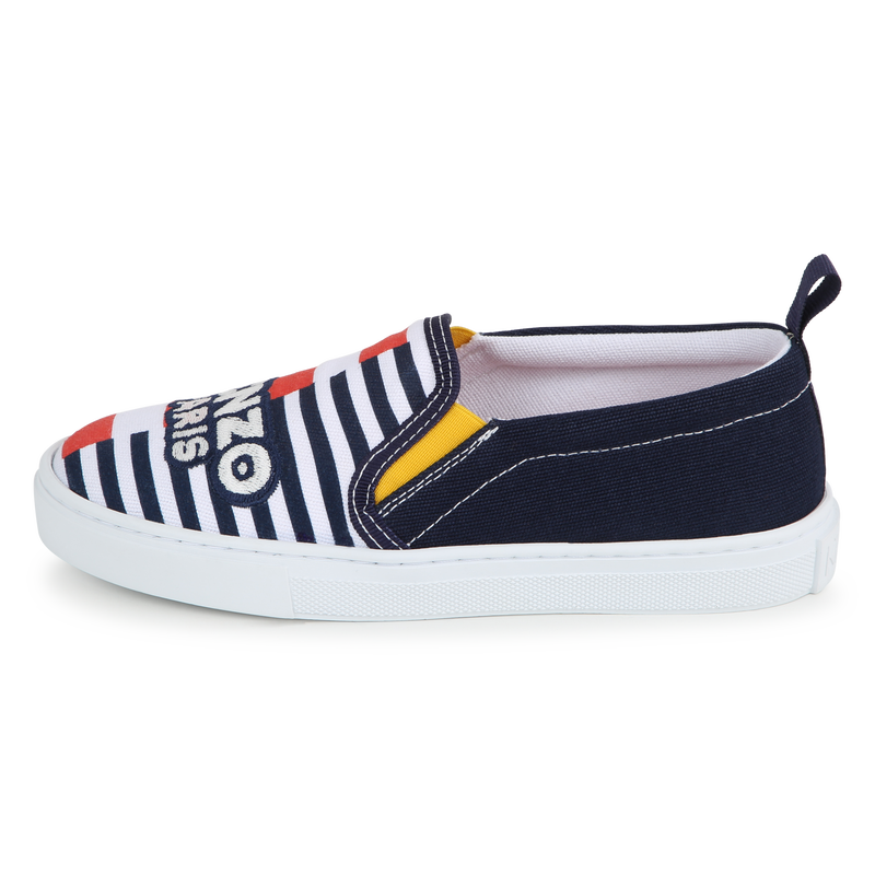 Ténis estampados com riscas KENZO KIDS 
                    UNISEX