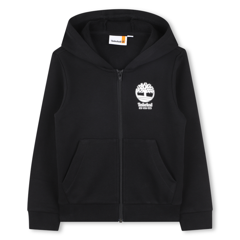 Cardig&atilde; com capuz de l&atilde; TIMBERLAND 
                        BOY