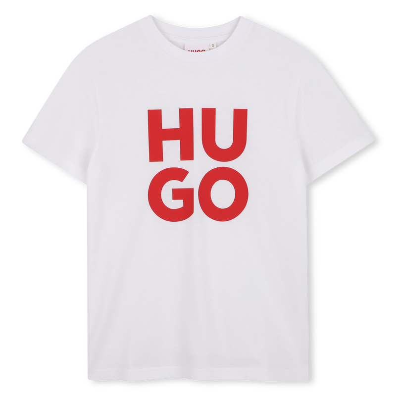 Camiseta de mangas curtas HUGO 
                        MENINO
