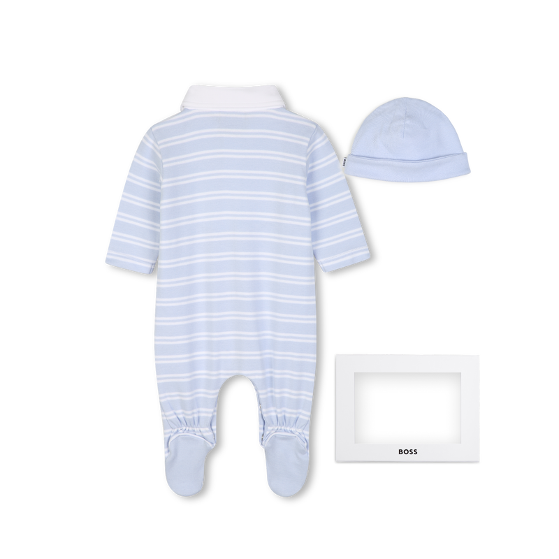 Conjunto de pijama e touca BOSS 
                        MENINO