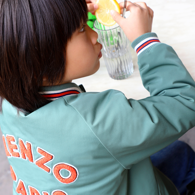 Zipped Raglan-Sleeve Jacket KENZO KIDS 
                    UNISEX