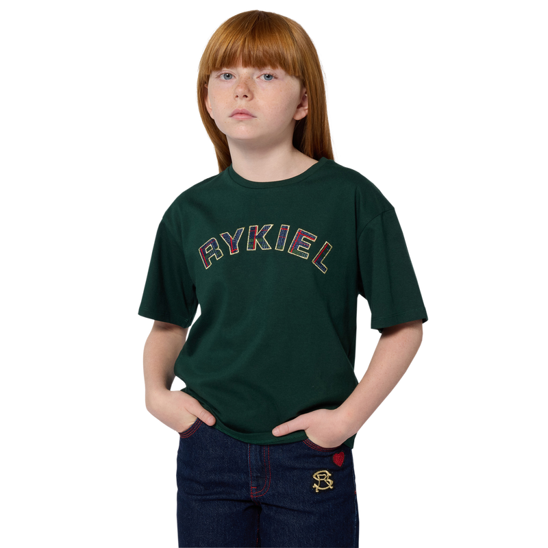 Camiseta de manga curta SONIA RYKIEL 
                    GIRL