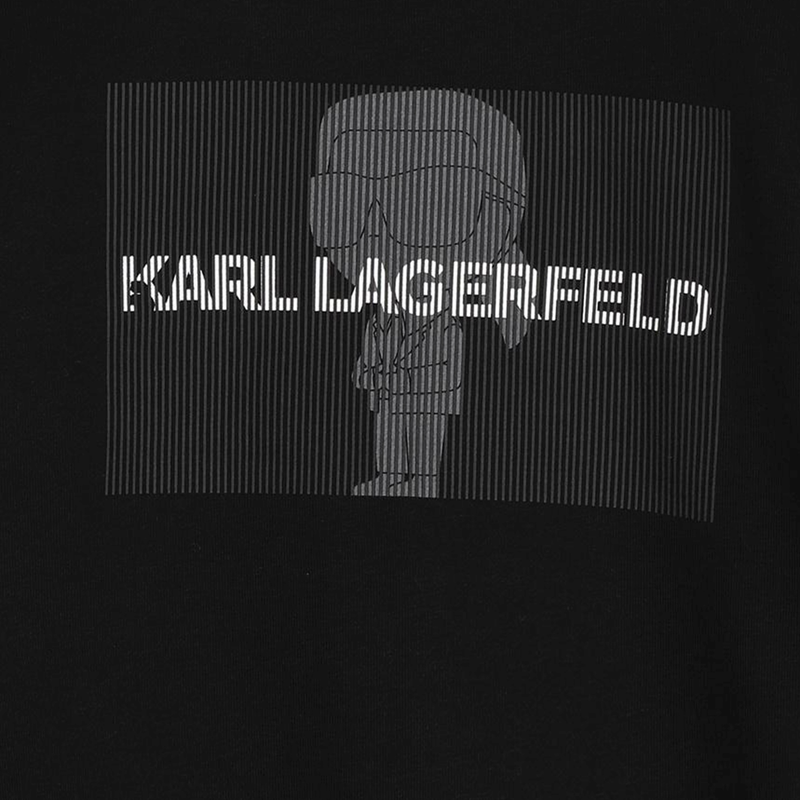 Sweatshirt de molet&atilde;o KARL LAGERFELD KIDS 
                        BOY