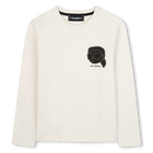 Camiseta de manga comprida KARL LAGERFELD KIDS 
                    BOY