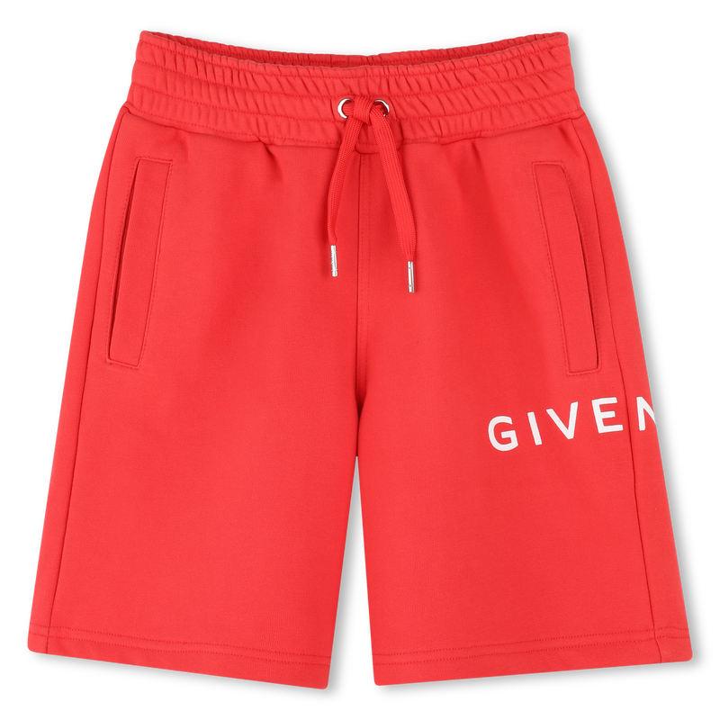 Fleece shorts with print GIVENCHY 
                    BOY