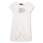 Vestido de manga curta KARL LAGERFELD KIDS 
                    GIRL
