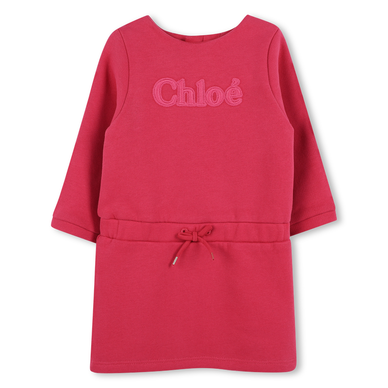 Vestido de moletão com laço CHLOE 
                    GIRL