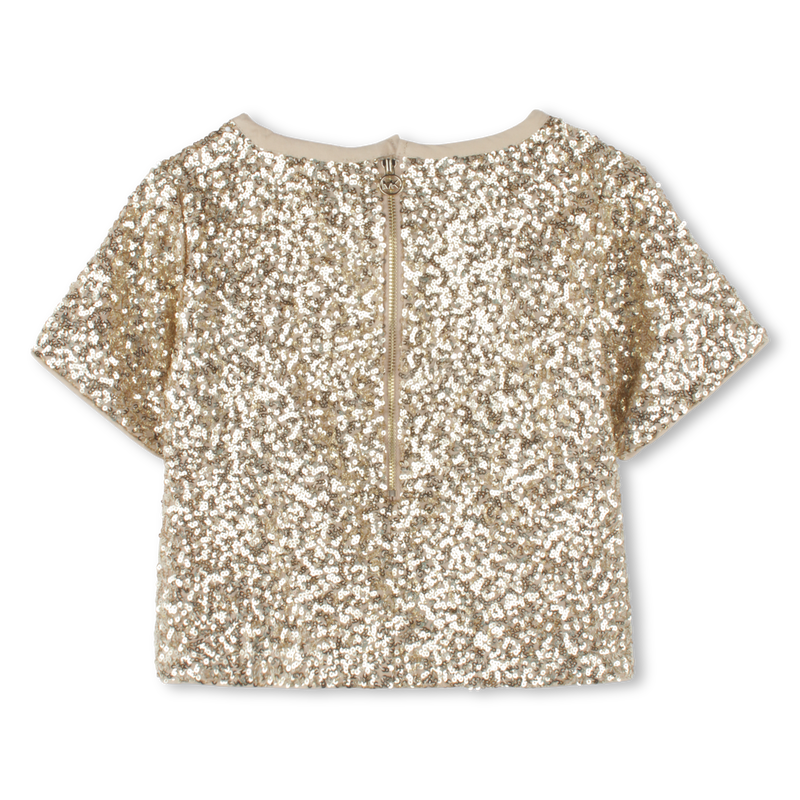 Blusa formal com lantejoulas MICHAEL KORS 
                    GIRL