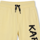 Cal&ccedil;&otilde;es bermudas de algod&atilde;o KARL LAGERFELD KIDS 
                    BOY