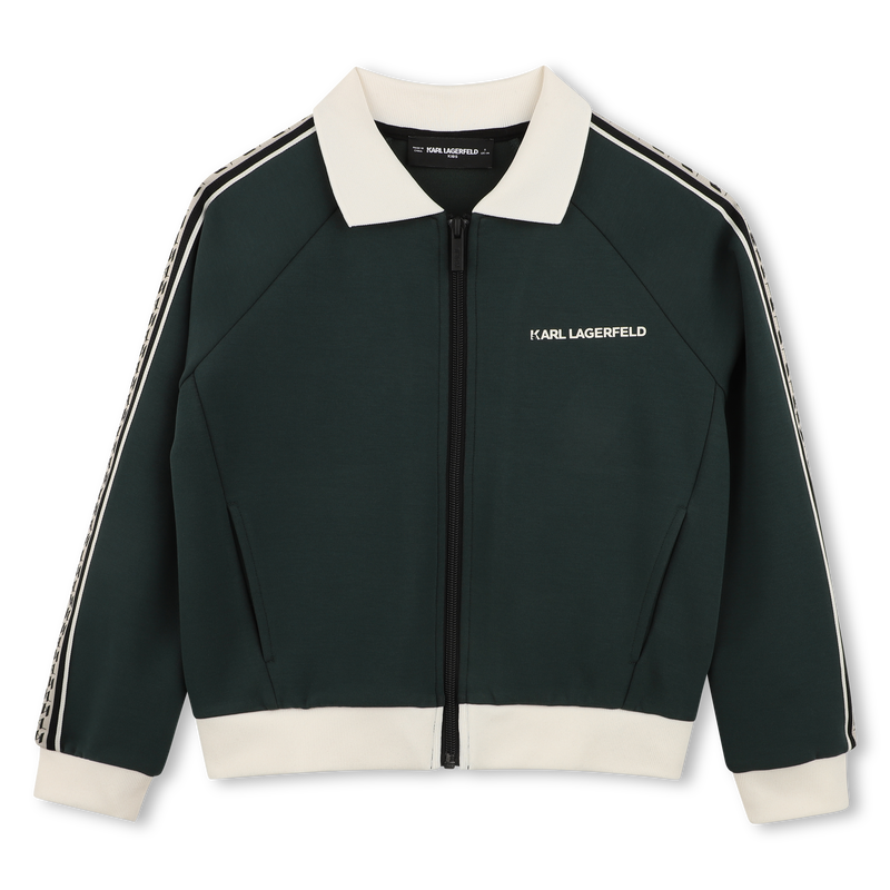 Cardigan esportivo KARL LAGERFELD KIDS 
                        BOY