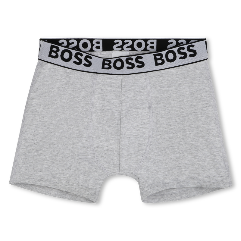 Set of 3 cotton boxer shorts BOSS 
                    BOY