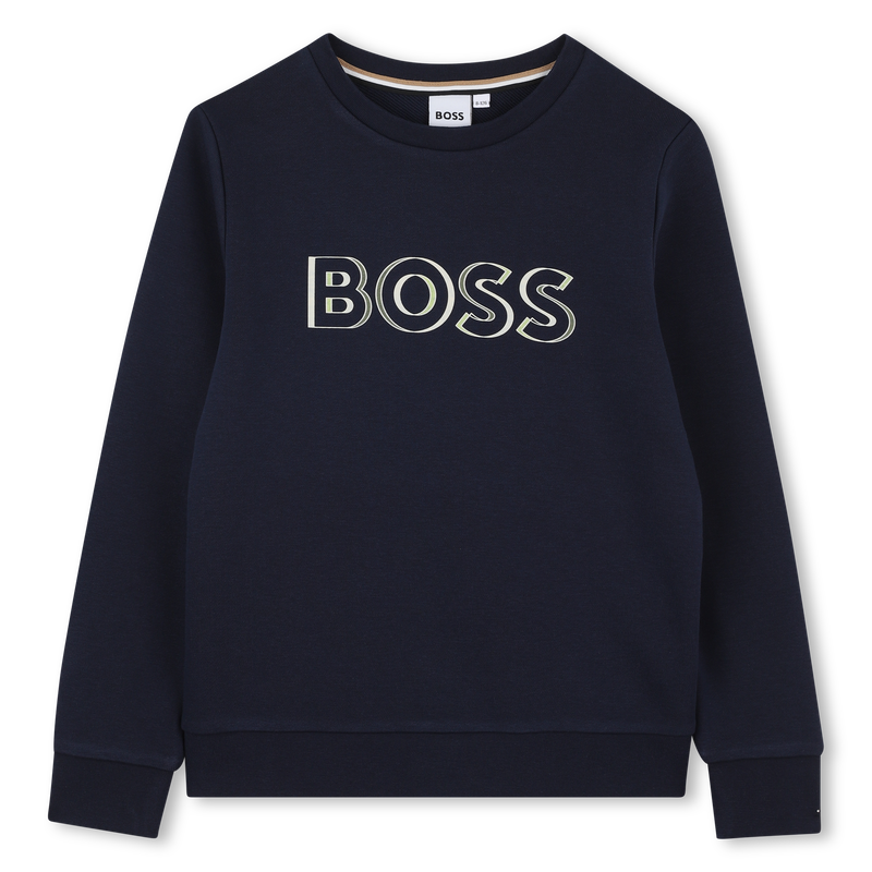 Sweatshirt em molet&atilde;o BOSS 
                        BOY