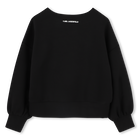 Camisola com bordado KARL LAGERFELD KIDS 
                    GIRL