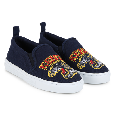 Sapatilhas com Tigre bordado KENZO KIDS UNISEX