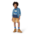 Cal&ccedil;&otilde;es bermudas de cintura el&aacute;stica TIMBERLAND 
                    BOY