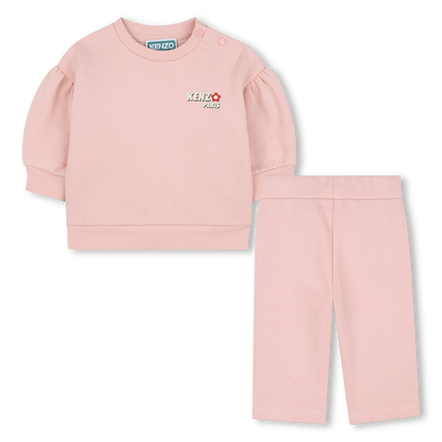 Conjunto de moletom + calça KENZO KIDS GIRL