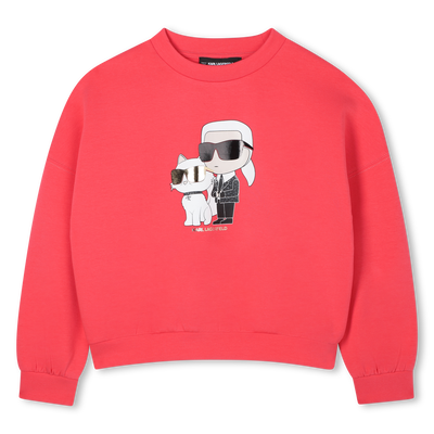 Moletom duplo jersey KARL LAGERFELD KIDS GIRL