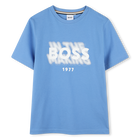 T-shirt manga curta em algod&atilde;o BOSS 
                    BOY