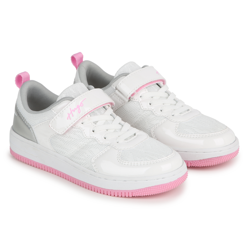 Ténis com atacadores e velcro HUGO 
                    GIRL