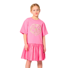 Vestido de mangas curtas KENZO KIDS 
                    MENINA
