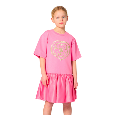 Vestido de mangas curtas KENZO KIDS MENINA