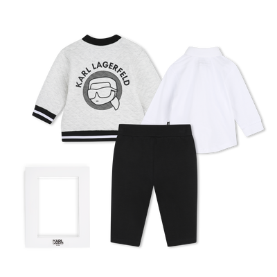 Conjunto de moletom KARL LAGERFELD KIDS BOY