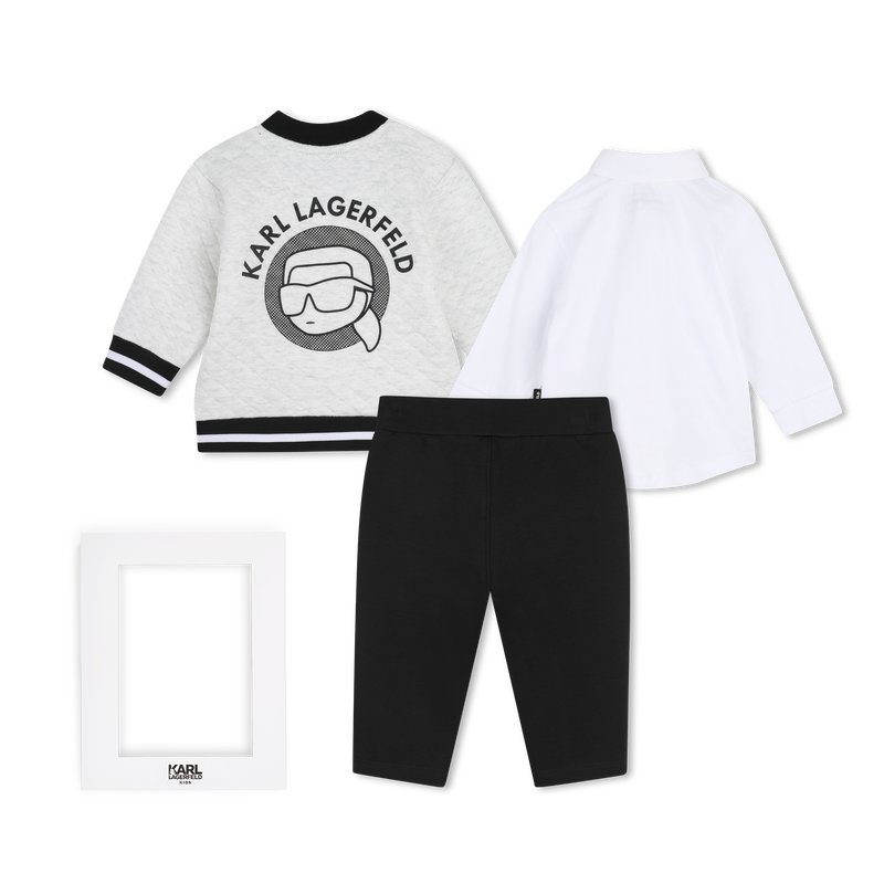 Conjunto de moletom KARL LAGERFELD KIDS 
                        BOY