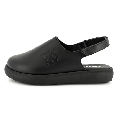 Sand&aacute;lias de couro DKNY UNISEX