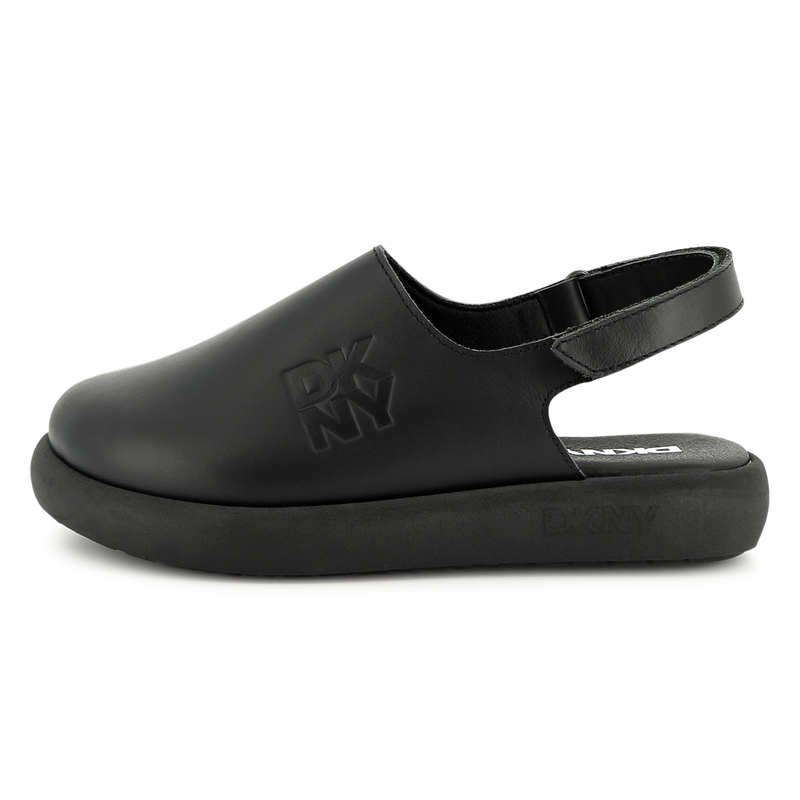 Sand&aacute;lias de couro DKNY 
                        UNISEX