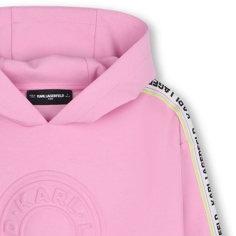 Moleton com capuz KARL LAGERFELD KIDS 
                        GIRL
