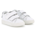 T&eacute;nis com riscas de gancho e la&ccedil;o KARL LAGERFELD KIDS 
                    BOY