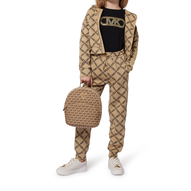 Cardig&atilde; com capuz e fecho MICHAEL KORS 
                        GIRL