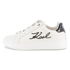 T&ecirc;nis de cano baixo com cadar&ccedil;o KARL LAGERFELD KIDS 
                    GIRL