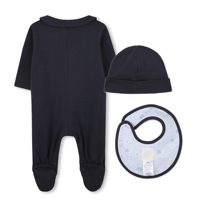 Conjunto de pijama, chapéu e babador GIVENCHY 
                    UNISEX