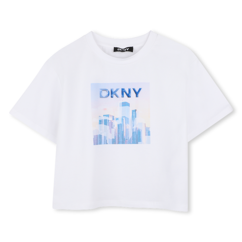 T-SHIRT DE MANGA CURTA DKNY 
                        GIRL