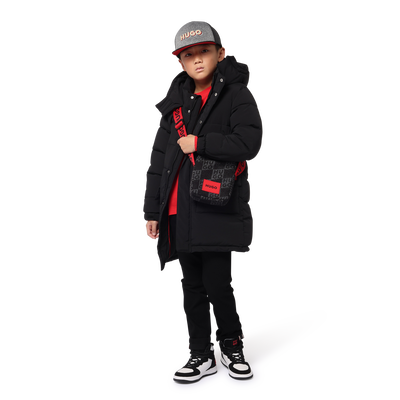 Casaco comprido com capuz HUGO BOY