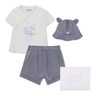 Conjunto de t-shirt, bucket hat e cal&ccedil;&otilde;es KENZO KIDS 
                    BOY