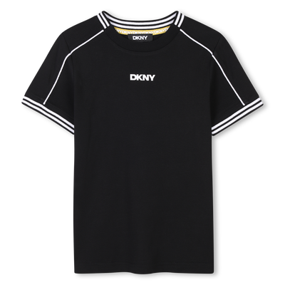 T-shirt com riscas coloridas DKNY UNISEX