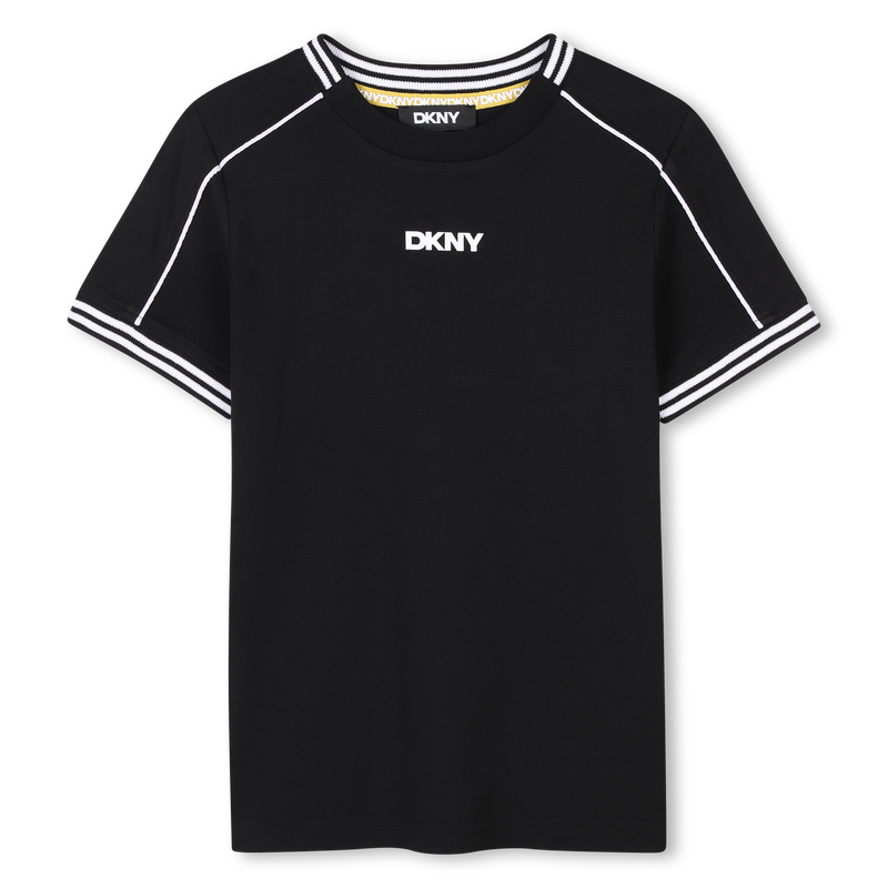 T-shirt com riscas coloridas DKNY 
                        UNISEX