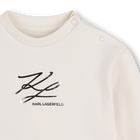 Vestido de mangas longas KARL LAGERFELD KIDS 
                    GIRL