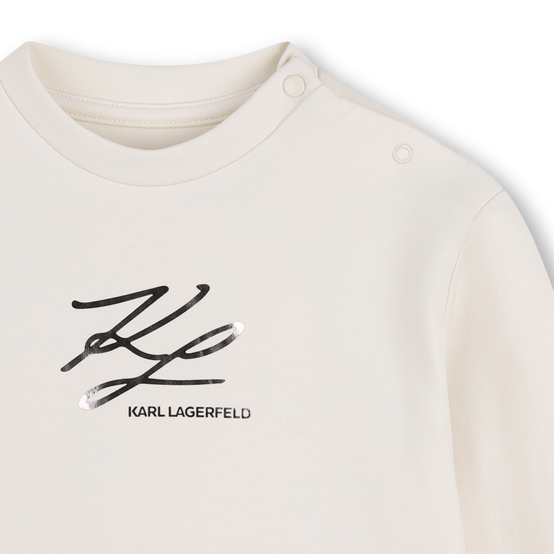 Vestido de mangas longas KARL LAGERFELD KIDS 
                        GIRL