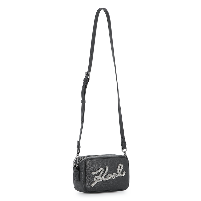 Bolsa, tecido granulado e revestido liso KARL LAGERFELD KIDS 
                    GIRL