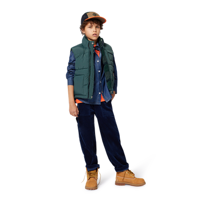 T-shirt de manga comprida em jersey TIMBERLAND BOY